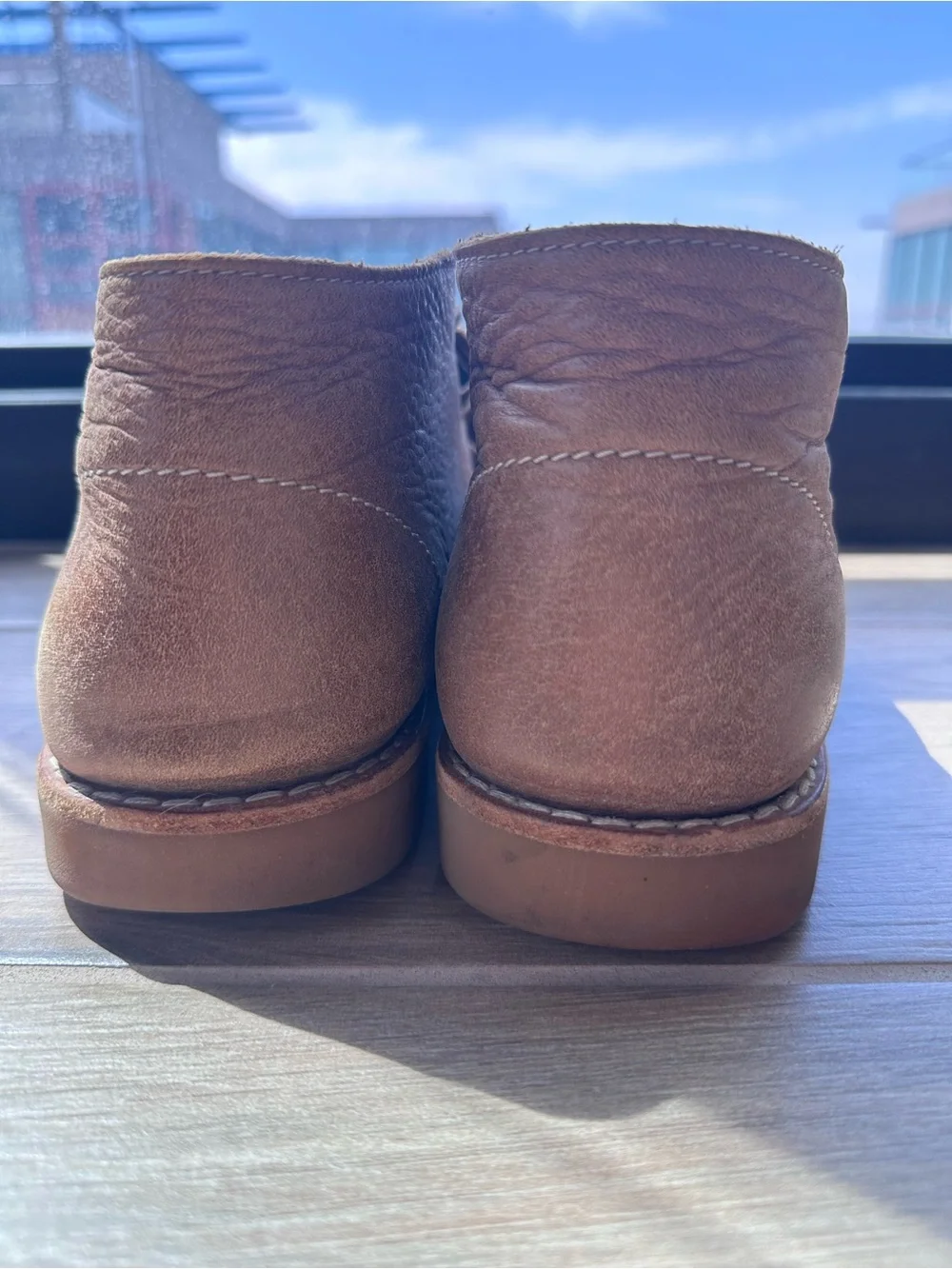 Roots Brown Leather Chukka Boots